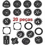 Kit 20 Pcs Espirógrafo Régua Mágica Desenho