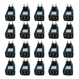 Kit 20 Pcs Fonte Poe 48v 0 5a Access Point Roteadores