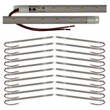 Kit 20 Peças Barra Led Régua Multiuso Freezer 7w Ip67 520mm