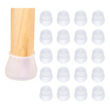 Kit 20 Peças Protetor Para O Pé Da Cadeira Mesa De Silicone