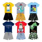 Kit 20 Peças Roupa Infantil Menino Bebe Moletom 10 Conjuntos
