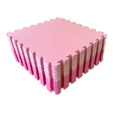 Kit 20 Peças Tapete Tatame Rosa Infantil 50x50 10mm Antiderrapante