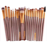 Kit 20 Pincéis De Maquiagem