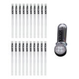 Kit 20 Piteiras De Vidro Longa Holder 7cm 4mm Tubete