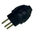 Kit 20 Plugue Pino 10a Macho 2p t Com Nbr Preto