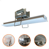 Kit 20 Presilha Borboleta Mola Fixar Perfil Led Gesso Drywal