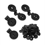 Kit 20 Presilha De Sombrite Prendedor De Tela Clip Plástico