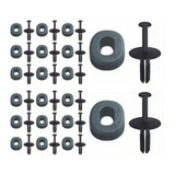 Kit 20 Presilha Fixaçao Parachoque Corsa Vectra Zafira Astra
