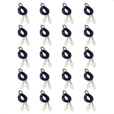 Kit 20 Protetor Auricular Plug Abafador Som 18db Pré Moldado Cor Incolor