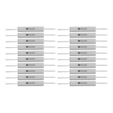 Kit 20 Resistor Porcelana