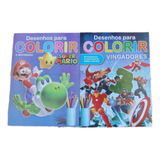 Kit 20 Revistas Infantis Pintar E Colorir Sortidas