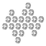 Kit 20 Rolamentos Mr106zz Ø 6mm X Ø 10mm X 3mm Micro Kit20un
