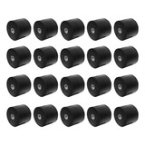 Kit 20 Rolete Apoio Borracha 65x52 P Reboque Carreta Barco
