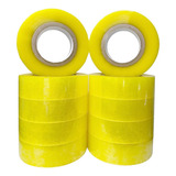 Kit 20 Rolos Fitas Adesiva Larga Transparente 500metros