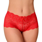 Kit 20 Short Caleçon Calcinha Adulto Feminina Renda Atacado