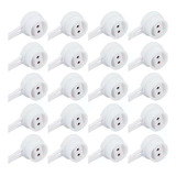 Kit 20 Soquete Tomadinha C Rabicho T5 P Led Ou Fluorecente