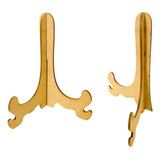 Kit 20 Suporte 13x15cm Mdf Cru Quadro Placa Prato Quadrinho