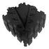Kit 20 Tatames Eva Preto   Economico 50x50x1 Cm