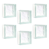 Kit 20 Tijolos De Vidro Bloco Incolor Conforto Visual 19x19 Cor Transparente