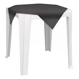 Kit 20 Toalhas De Mesa Plástico Descartável Perolizada 70x70