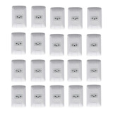 Kit 20 Tomada 10a Horizontal 4x2 Tramontina Aria Branco