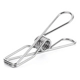 Kit 20 Un Prendedor Pregador De Roupas Inox E Embalagens