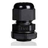 Kit 20 Un Prensa Cabo Nylon Rosca 8mm Pg9 Preto