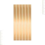 Kit 20 Unidades Placas Decorativas Estilo Ripa Mdf Cru Para Painel Shiplap 120x9cm Decoração Sala Quarto Cozinha Area Gourmet
