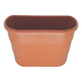 Kit 20 Vaso De Parede Jardim Vertical Floreira 6 5l Arandela Cor Telha Liso