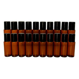 Kit 20 Vidro Roll On Ambar 5ml P Sinergia Óleo Essencial