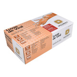 Kit 20 X 100 Luvas Descartáveis Descarpack Luva De Vinil Sem Pó Tamanho M Cor Branco