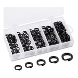 Kit 200 Argola Anel Split Ring Inox Para Isca Estojo Pesca