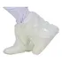 Kit 200 Bota Plastica Propé Cano Curto Com Elástico