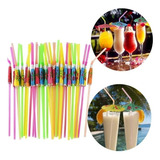 Kit 200 Canudos Enfeite Drink Guarda Chuva Sombrinha Festa