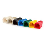 Kit 200 Capas Emborrachada Para Conector Rj45 Escolha A Cor