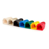 Kit 200 Capas Protetor Rj45 Emborrachada Para Conector Rj45