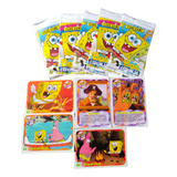 Kit 200 Cards Bob Esponja 50 Pacotinhos Para Bater Bafo