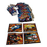 Kit 200 Cards Figurinhas Hot Wheels 50 Pcts Hotwheels