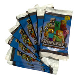 Kit 200 Cards Minecraft 50 Pacotinhos Figurinhas