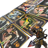 Kit 200 Figurinhas Cards Mortal Kombat
