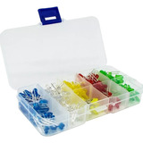 Kit 200 Led 3mm E 5mm Cores Caixa Organizadora Arduino