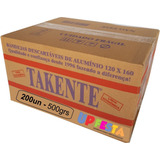 Kit 200 Marmitinhas Aluminio