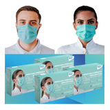 Kit 200 Máscara Descartável Adulto Antiviral 24 Hrs Proteção