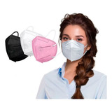 Kit 200 Máscaras Kn95 Kf94 Proteção 5 Camada Reutilizável