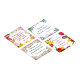 Kit 200 Mini Cartão Mensagens Bíblicas Bíblia Motivacional