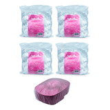 Kit 200 Protetores De Bacia Tigela Mão Manicure Descartáveis