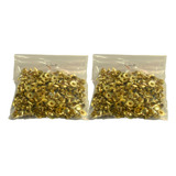 Kit 200 Rebite N 1 Ferro Niquelado Ou Latonado dourado 