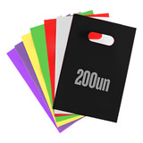 Kit 200 Sacolas Plasticas 30x40 Para Loja Boca De Palhaço