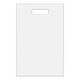 Kit 200 Un Sacolas Plásticas Boca Palhaço 20x30 Alça Vazada