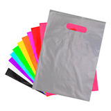 Kit 200 Un Sacolas Plásticas Boca Palhaço 20x30 Alça Vazada